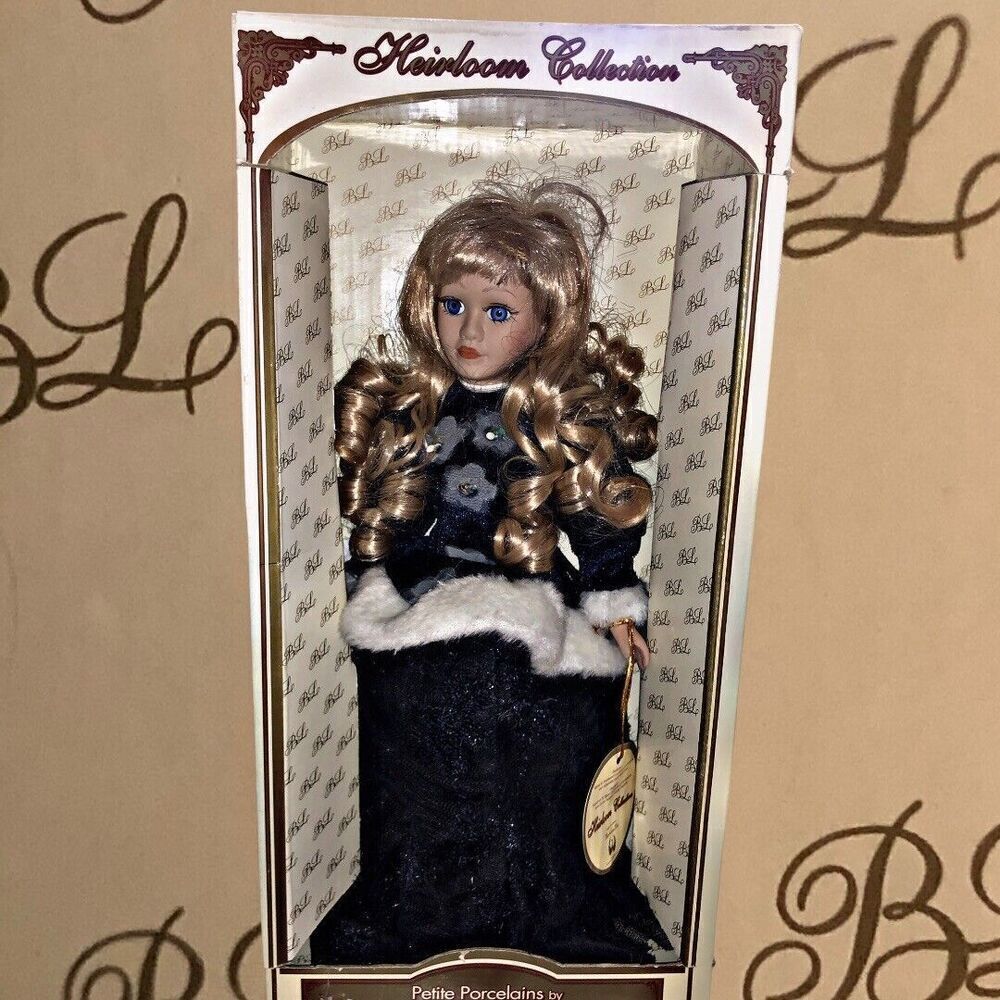 The Heirloom Collection Petite Porcelain Doll-Blonde, Limited Edition 0000055